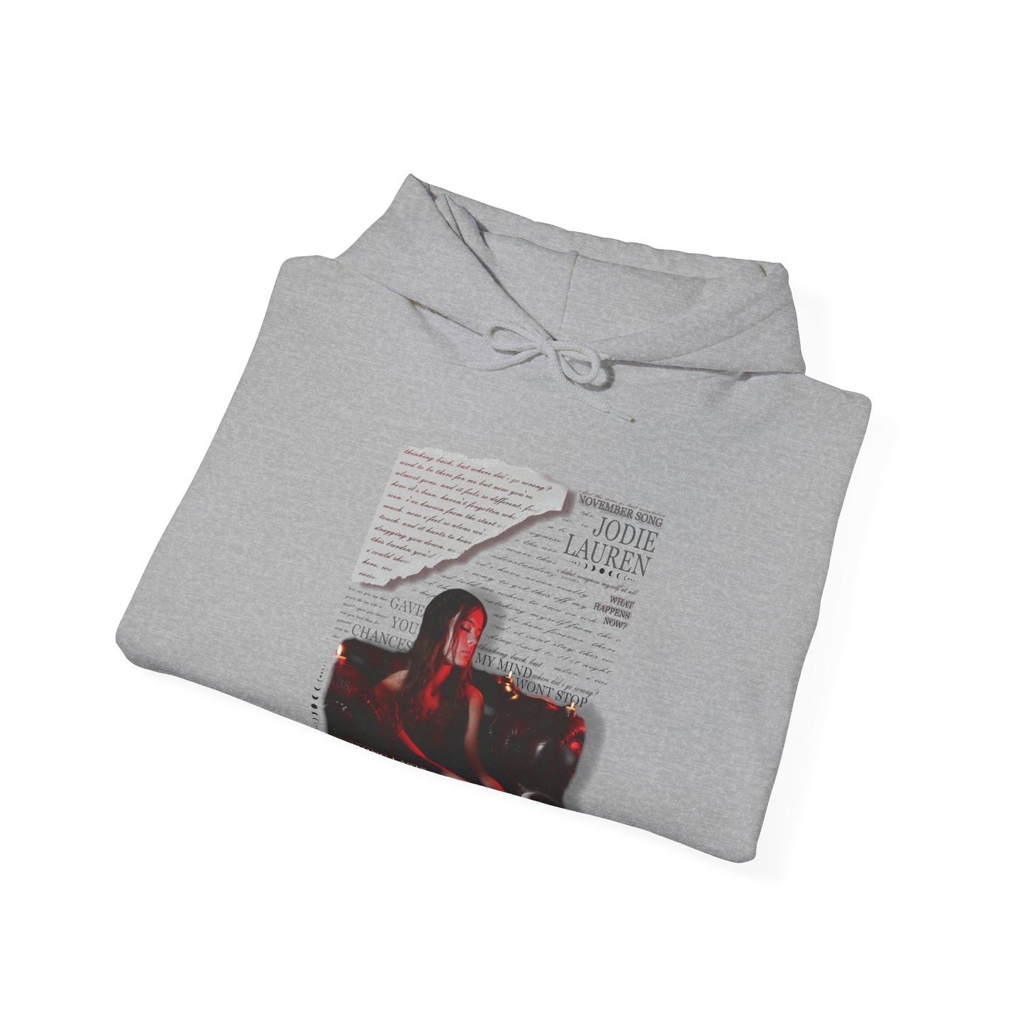 (USA) Jodie Lauren EP HOODIE - white/grey