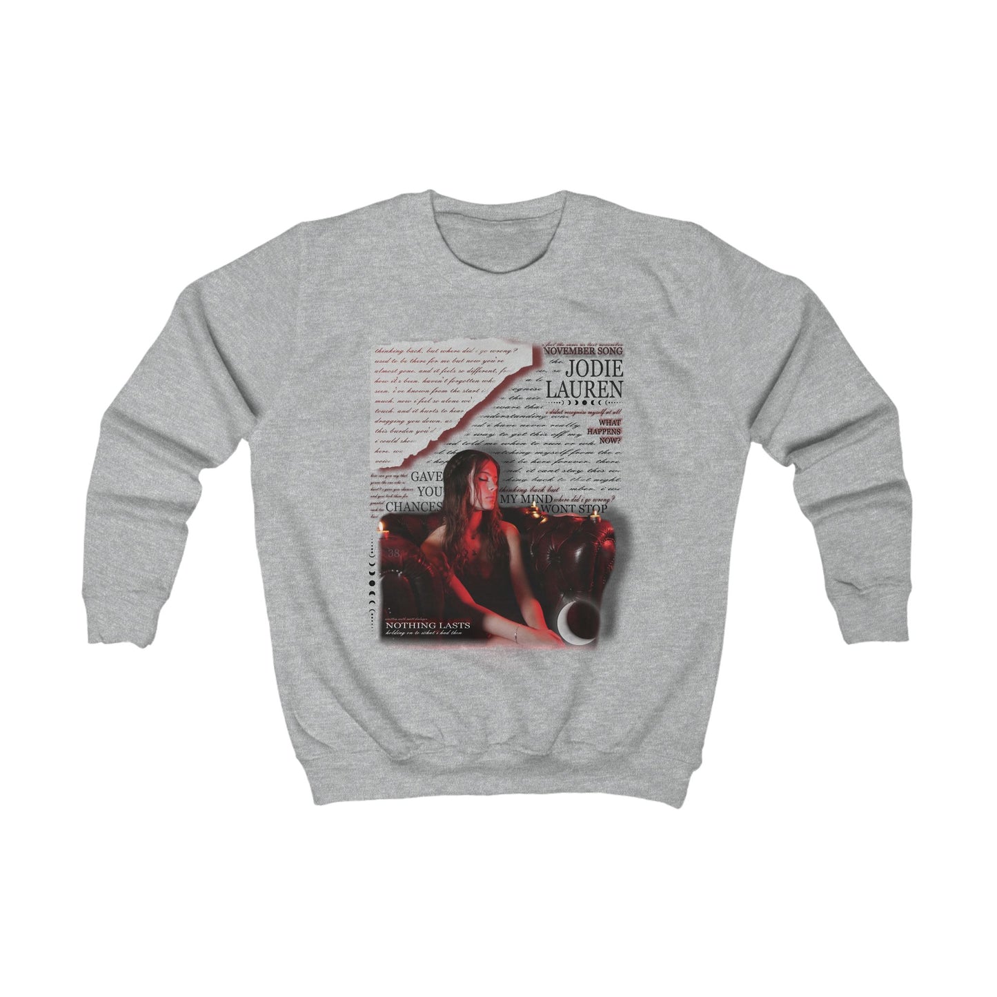 (@) Youth Jodie Lauren EP Sweatshirt - white/light grey