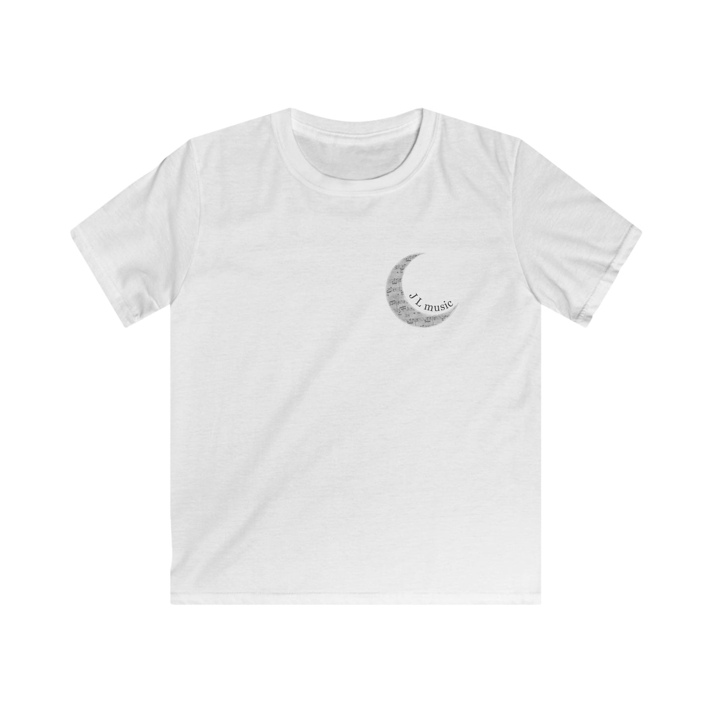 Kids LOGO JLMusic Tshirt - white/light grey (updated)