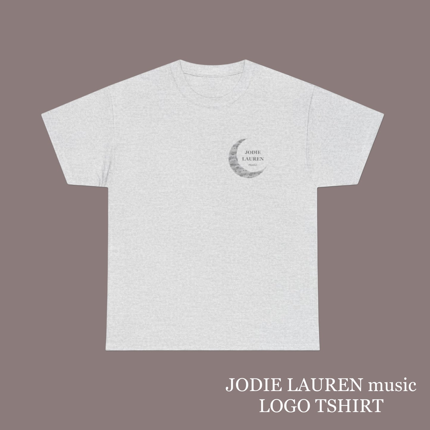 LOGO TSHIRT Jodie Lauren Music (white/light grey) (SHIP FROM UK)