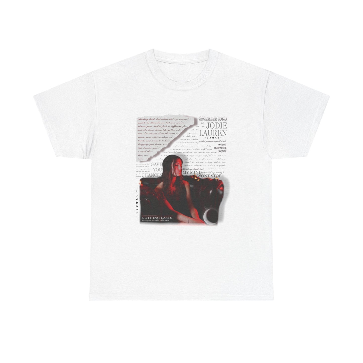 (USA) Jodie Lauren EP TSHIRT - white/grey