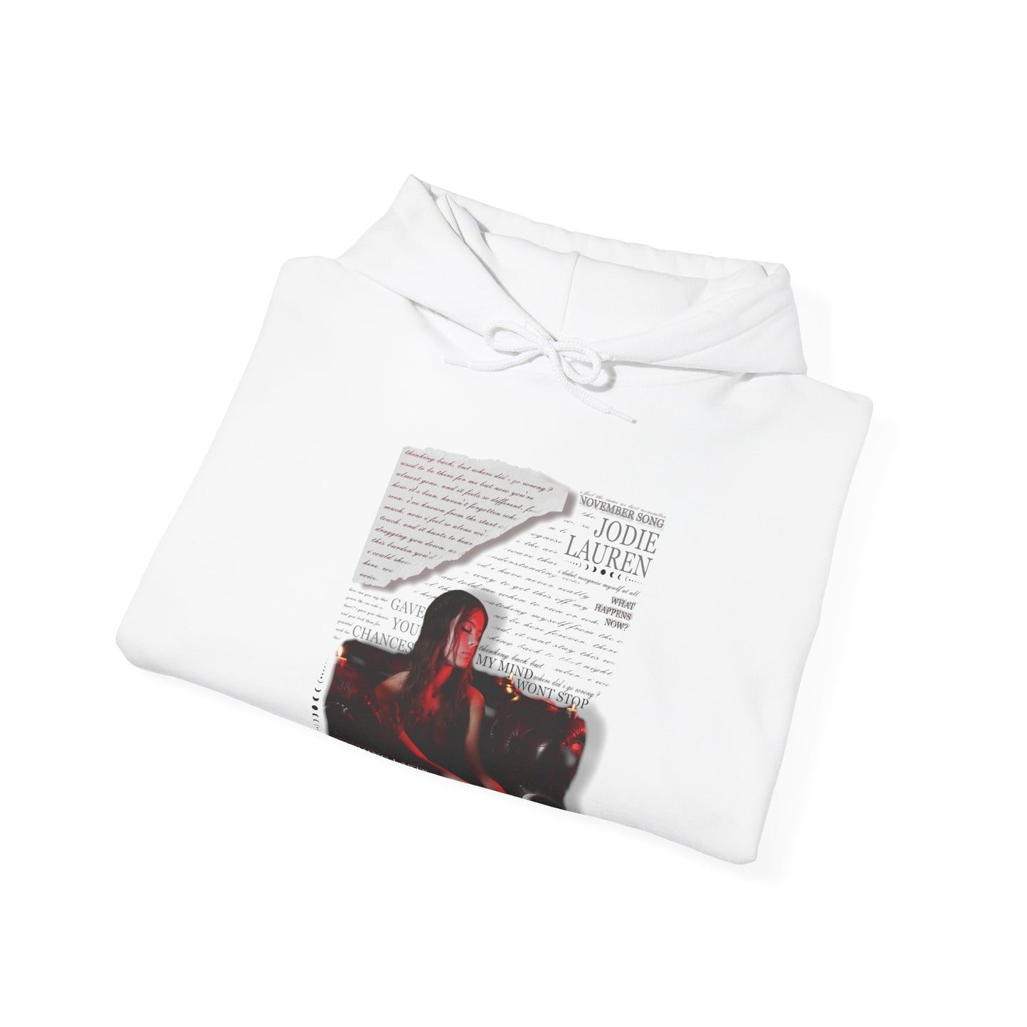 (USA) Jodie Lauren EP HOODIE - white/grey