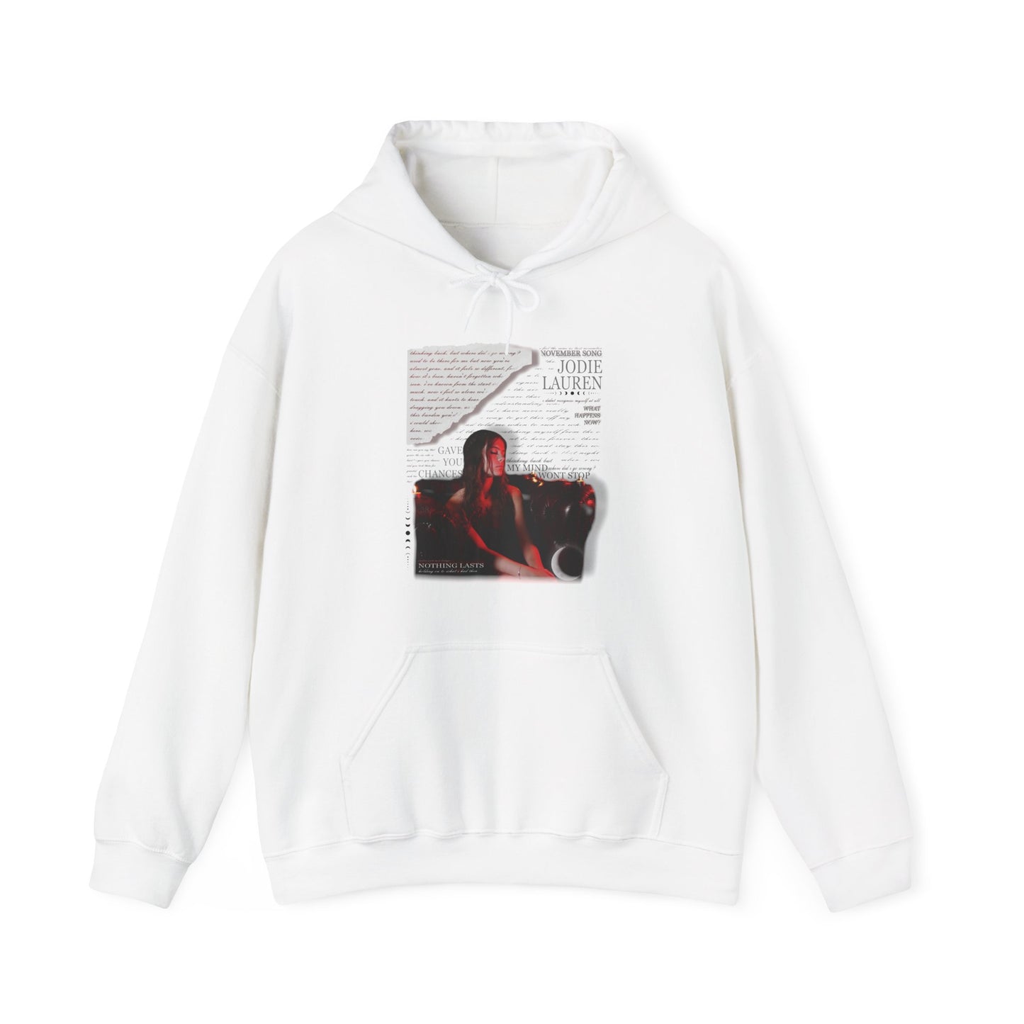 (UK) Jodie Lauren EP HOODIE - white/grey