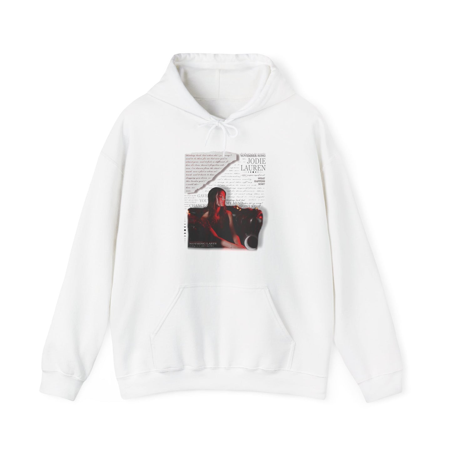 (USA) Jodie Lauren EP HOODIE - white/grey