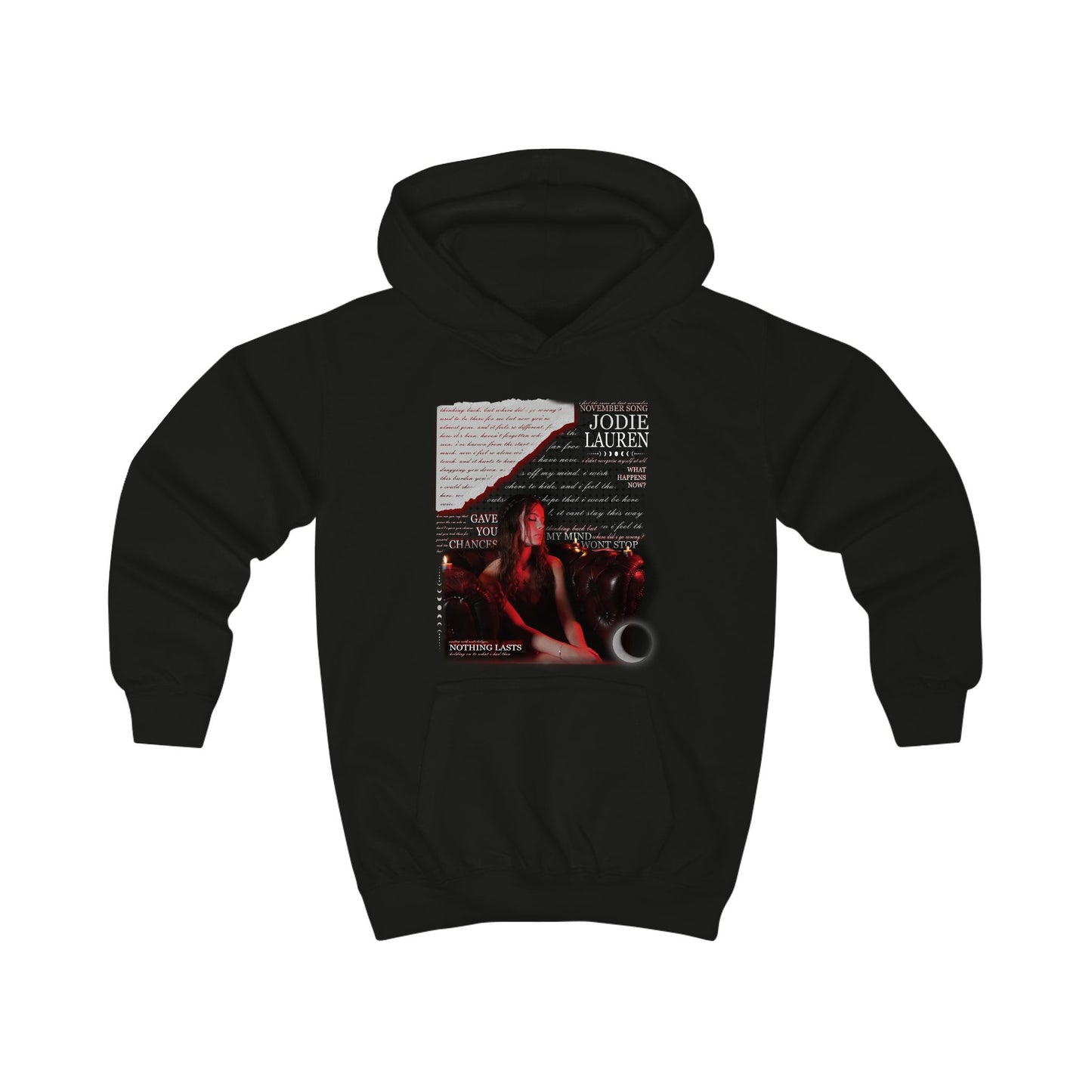 (1) Youth Jodie Lauren EP Hoodie - red/black/dark grey