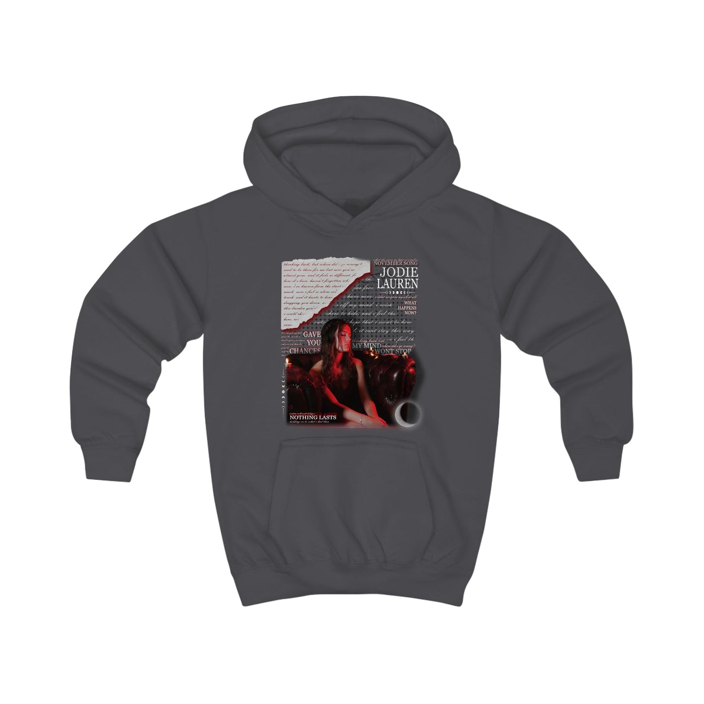 (1) Youth Jodie Lauren EP Hoodie - red/black/dark grey