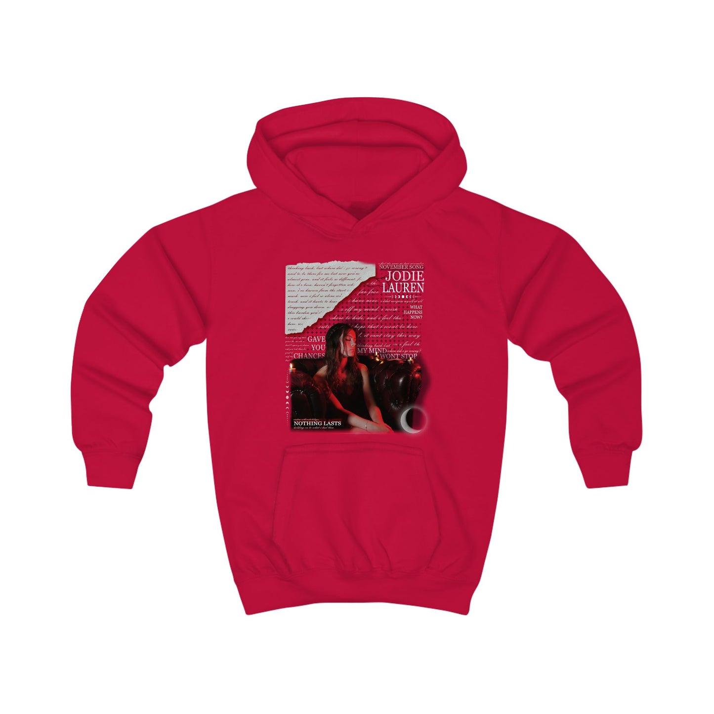 (1) Youth Jodie Lauren EP Hoodie - red/black/dark grey