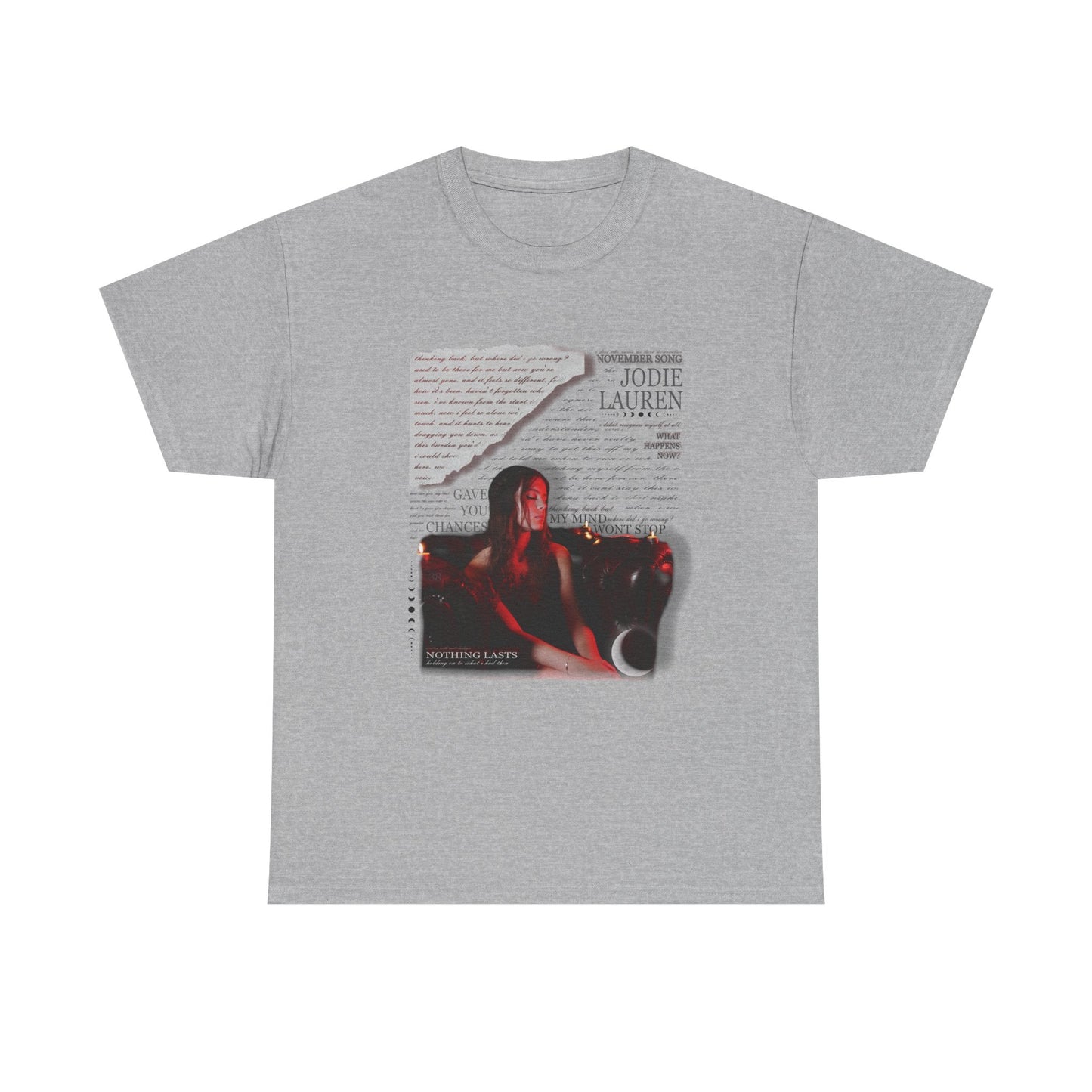 (USA) Jodie Lauren EP TSHIRT - white/grey