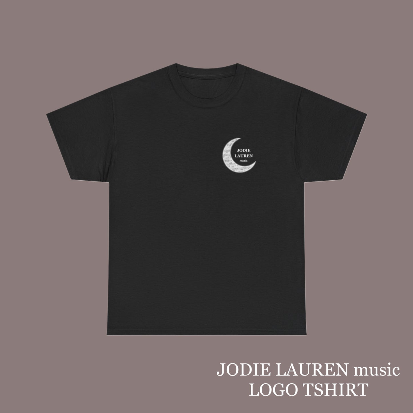 LOGO TSHIRT Jodie Lauren Music (black) (SHIP FROM UK)