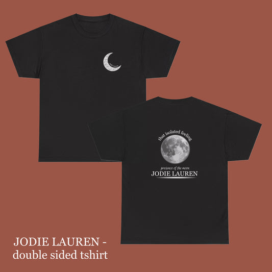 DOUBLE SIDED TSHIRT Jodie Lauren and Moon (black/dark grey) (SHIP FROM UK)
