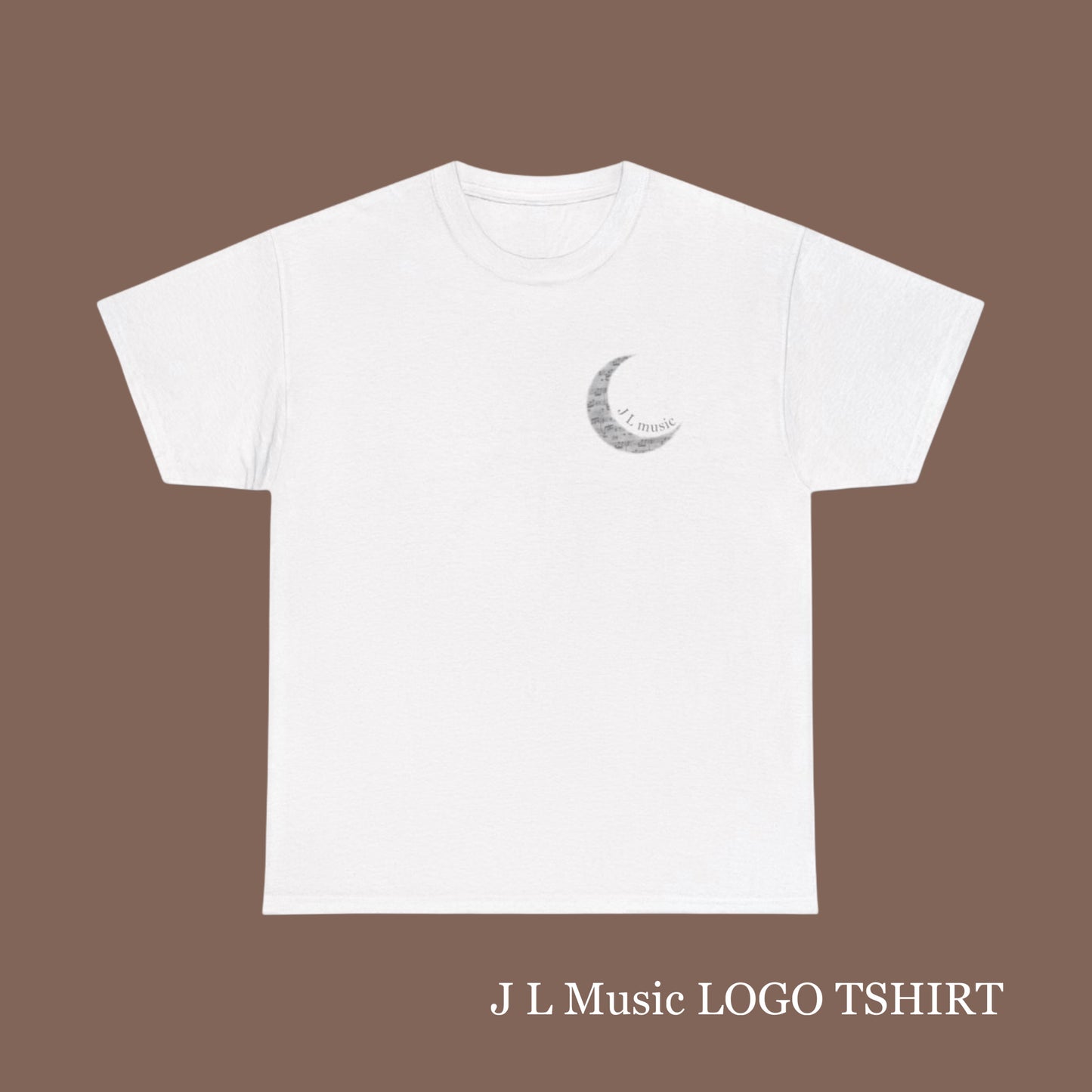 LOGO TSHIRT JLMusic (white or light grey)  (SHIP FROM USA)
