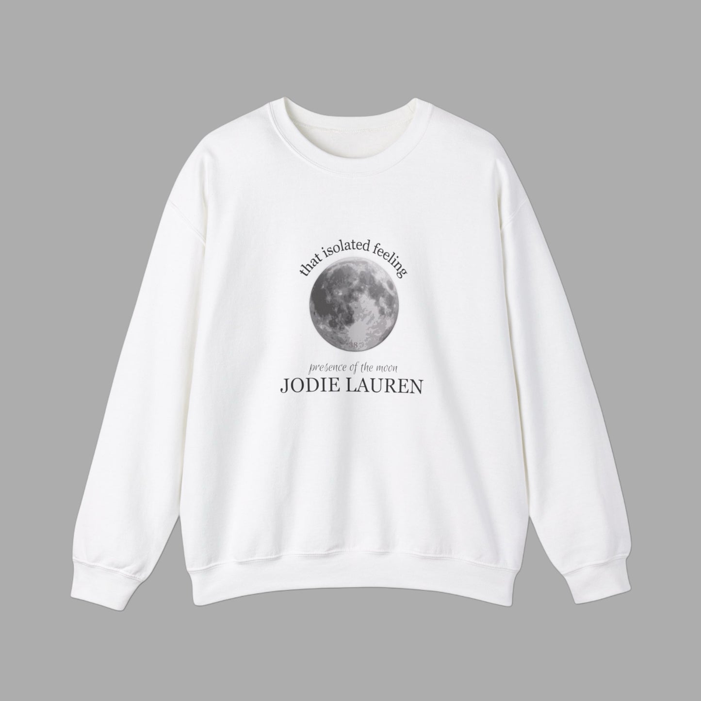 TIF SWEATSHIRT (white/light grey)  (SHIP FROM USA)
