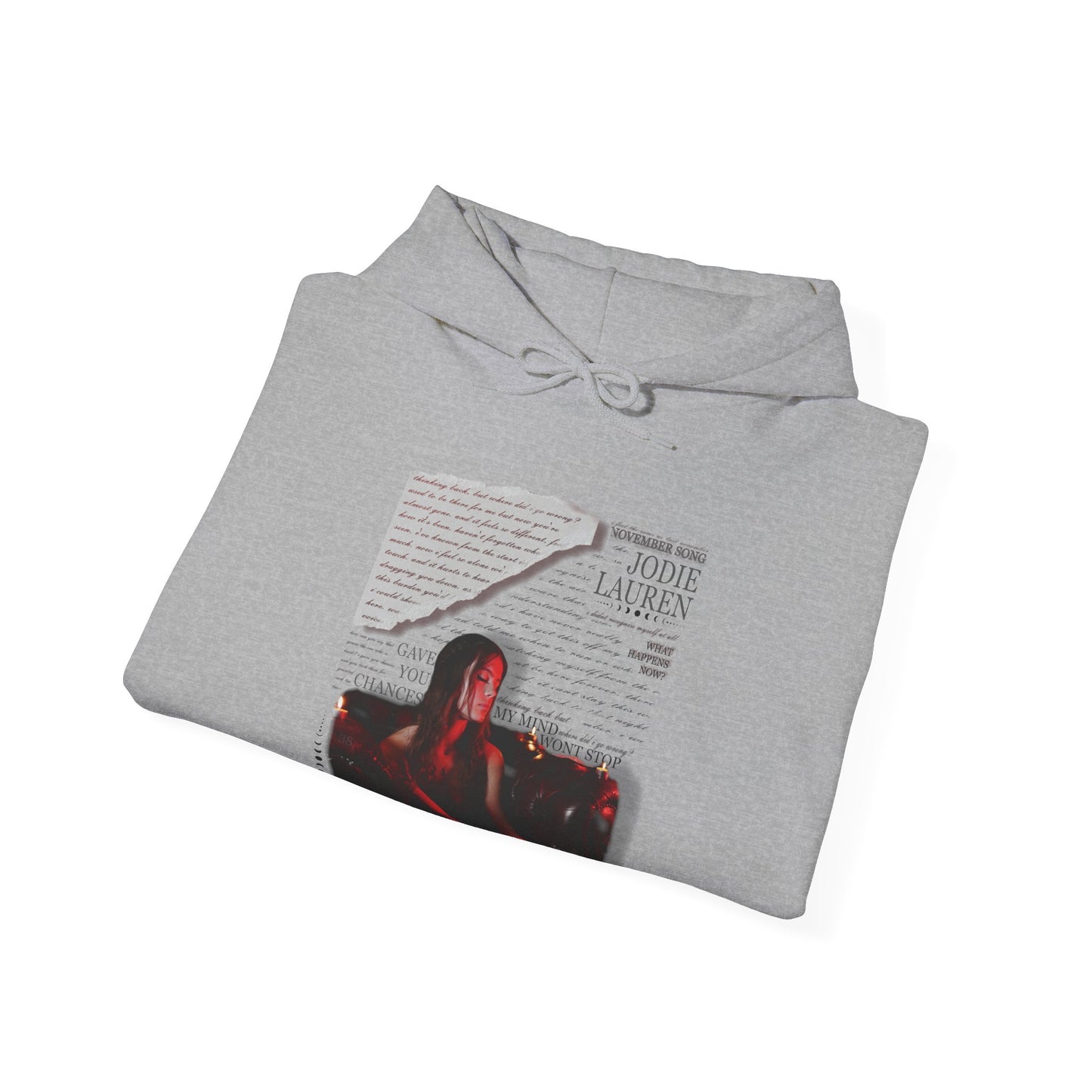 (UK) Jodie Lauren EP HOODIE - white/grey