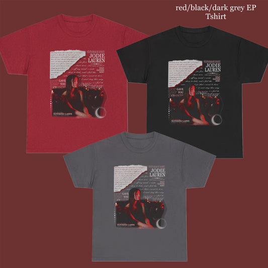 0 Jodie Lauren EP TSHIRT - red/black/dark grey (SHIP FROM UK)