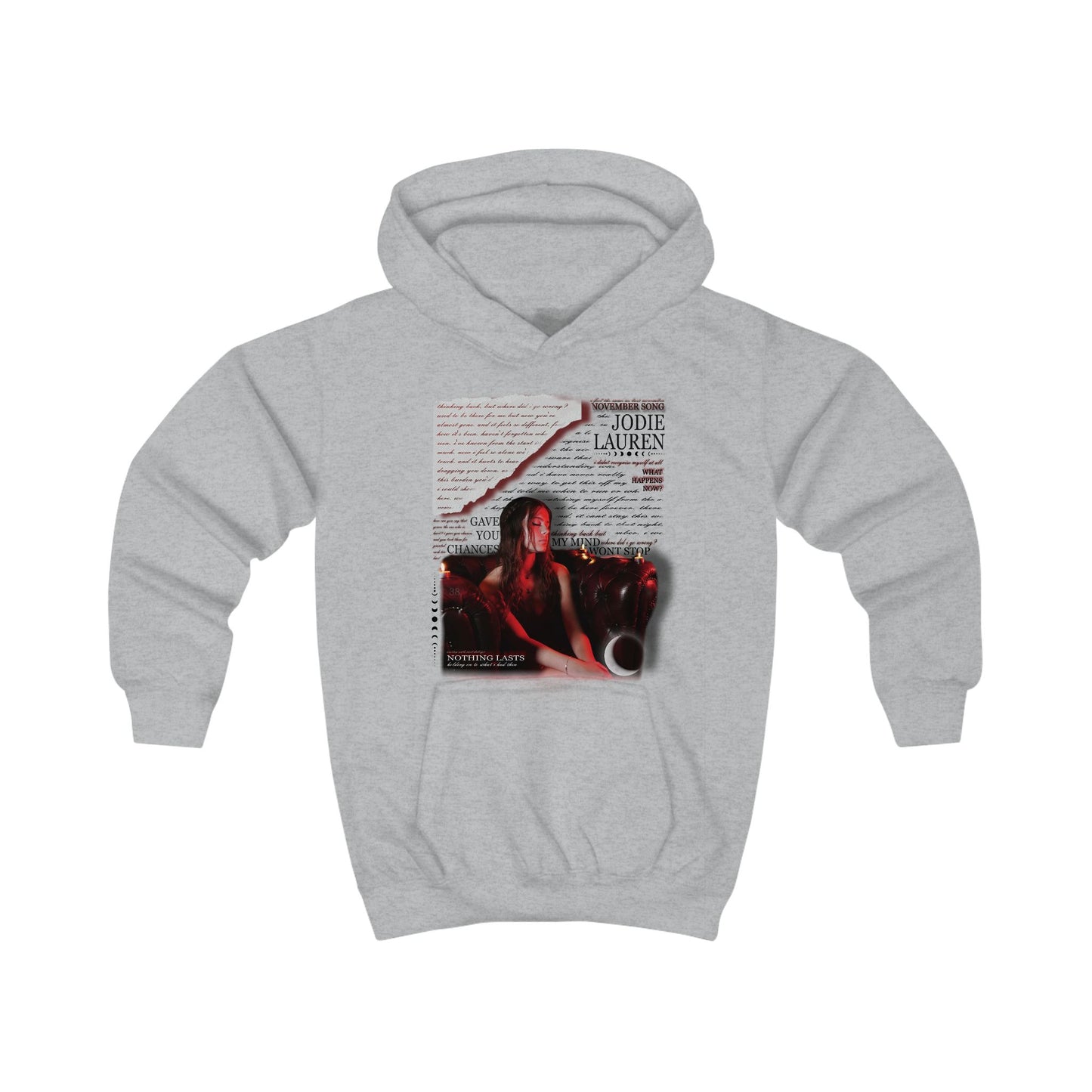 (1) Youth Jodie Lauren EP Hoodie - light grey/white