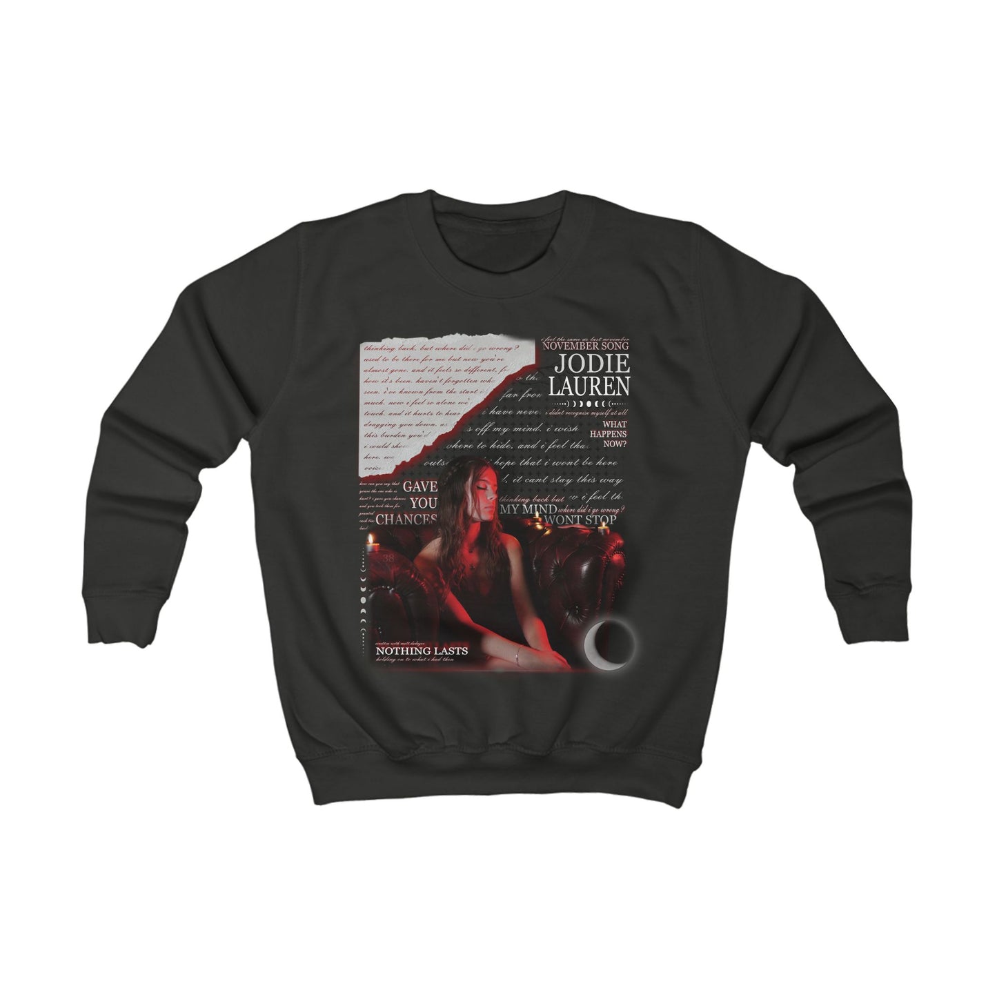 (@) Youth Jodie Lauren EP Sweatshirt - red/black/dark grey