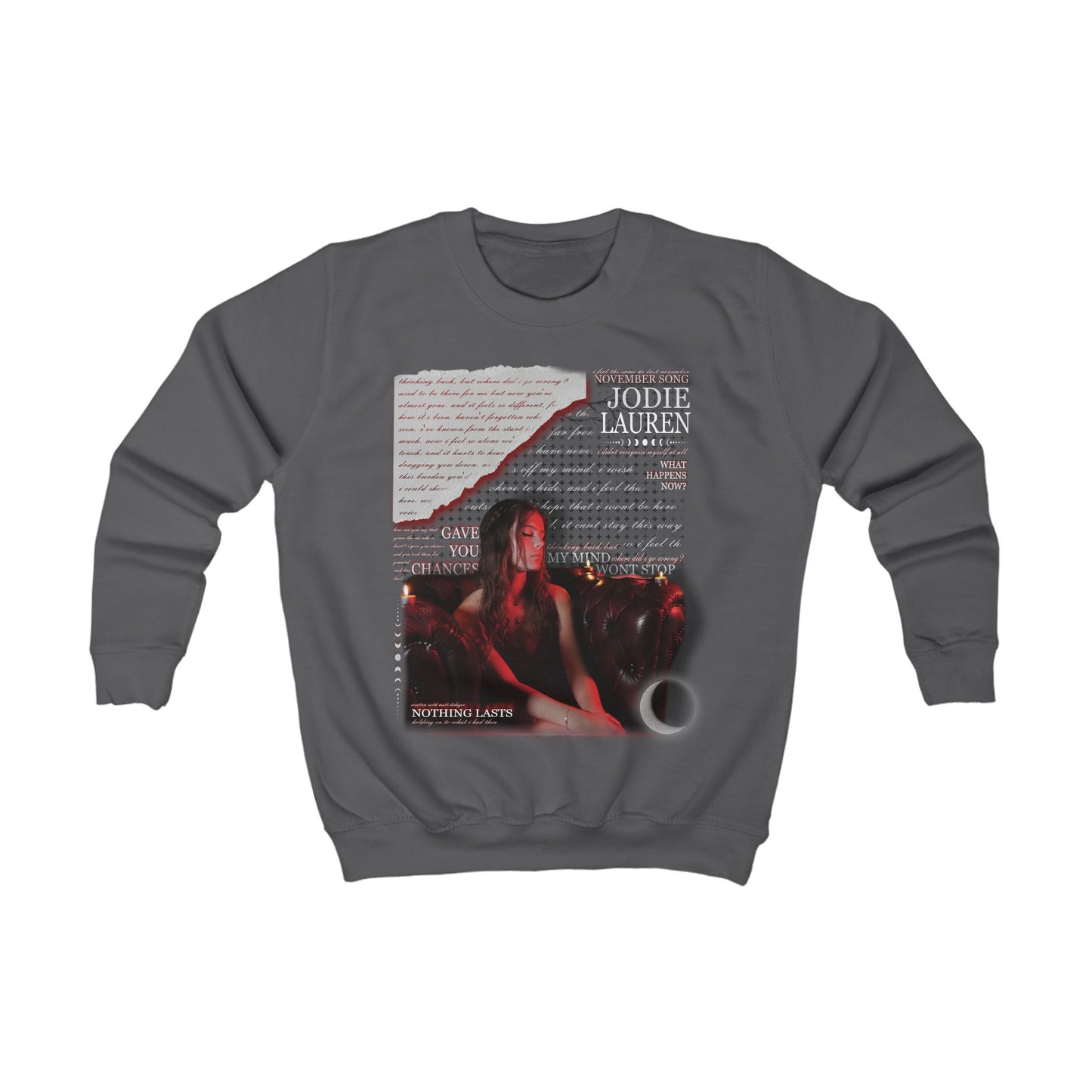(@) Youth Jodie Lauren EP Sweatshirt - red/black/dark grey