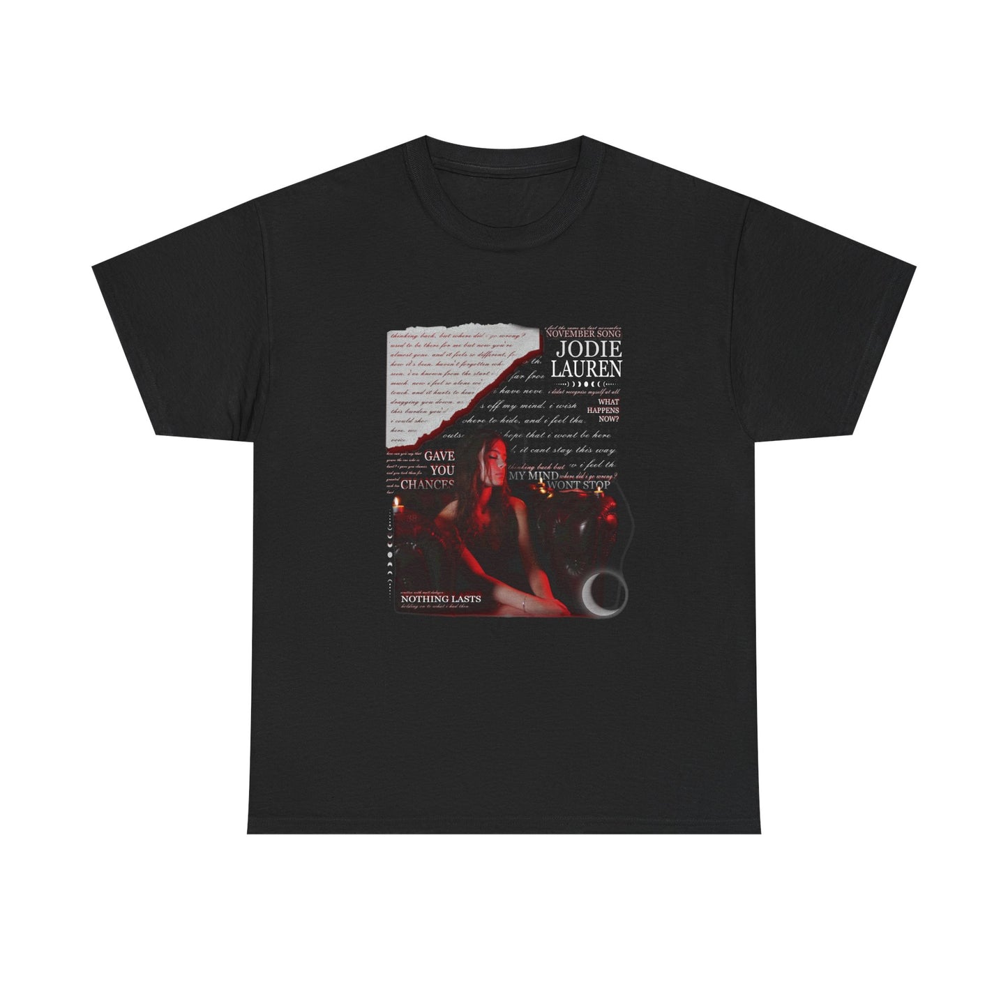 (USA) Jodie Lauren EP TSHIRT - red/black/dark grey