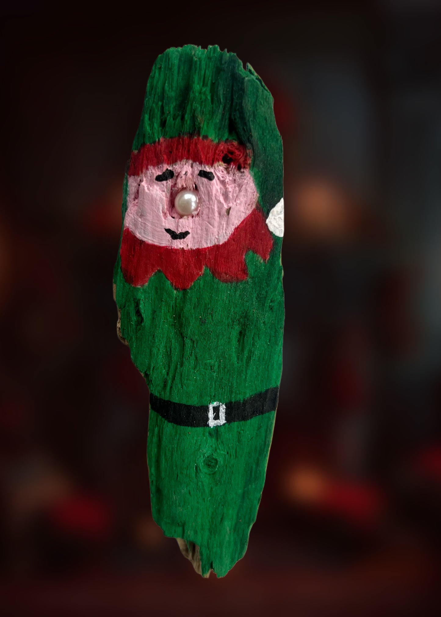 XMAS WOODEN PIECE ORNAMENT - ELF