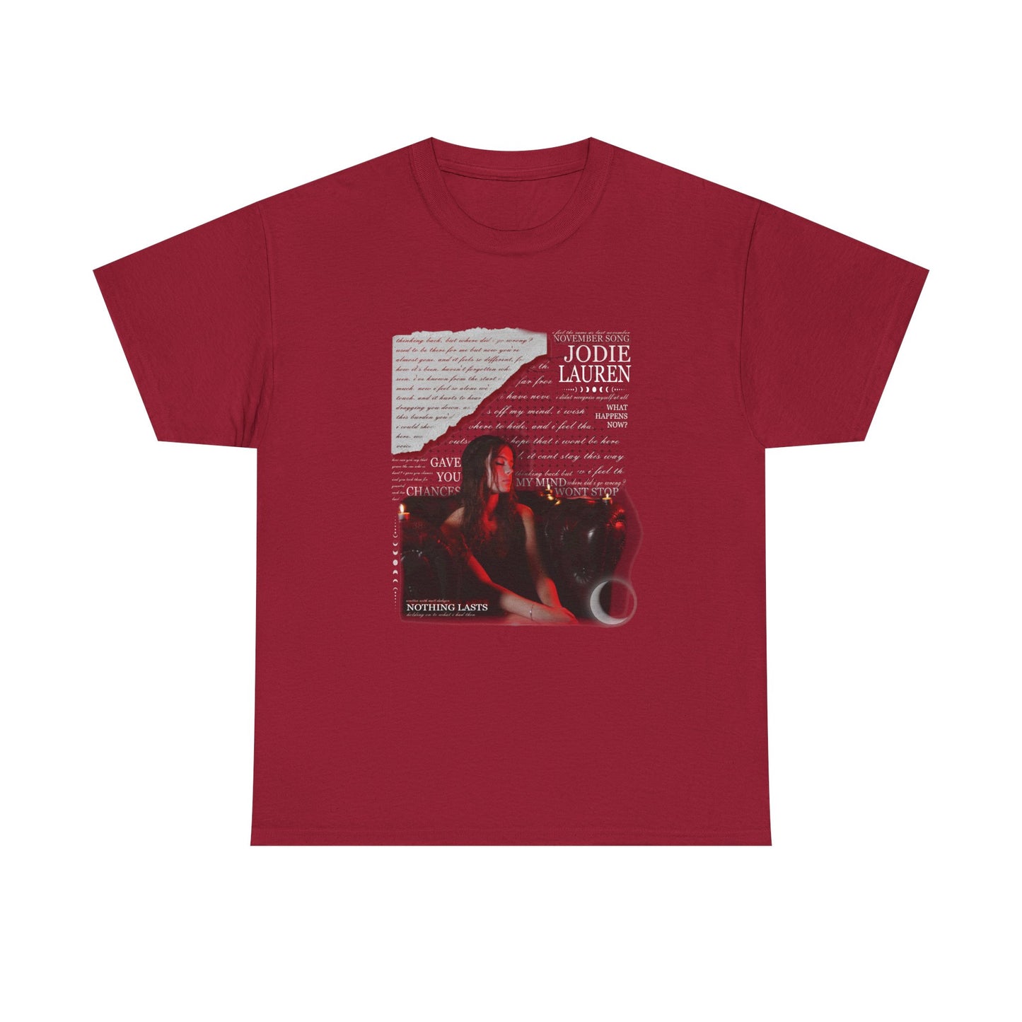 (USA) Jodie Lauren EP TSHIRT - red/black/dark grey