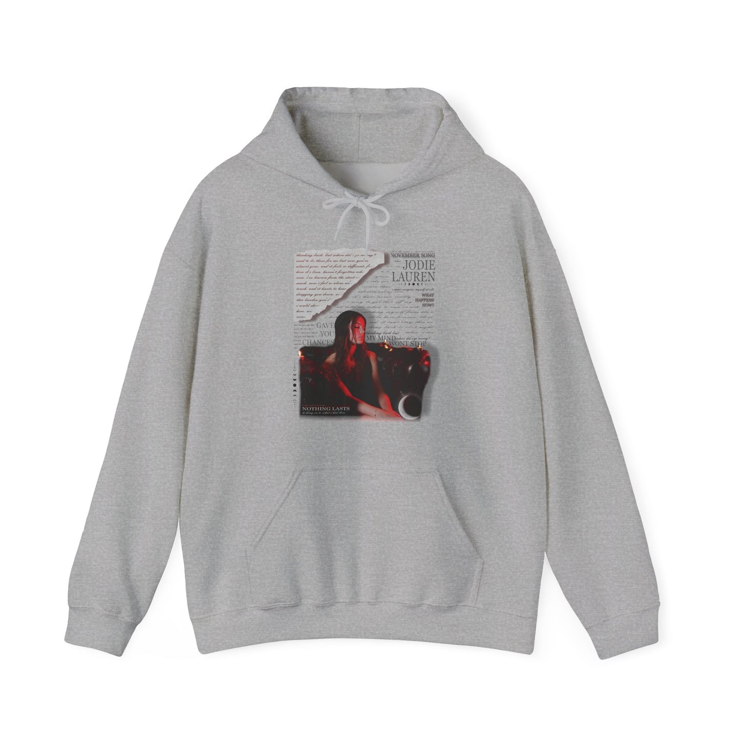 (UK) Jodie Lauren EP HOODIE - white/grey