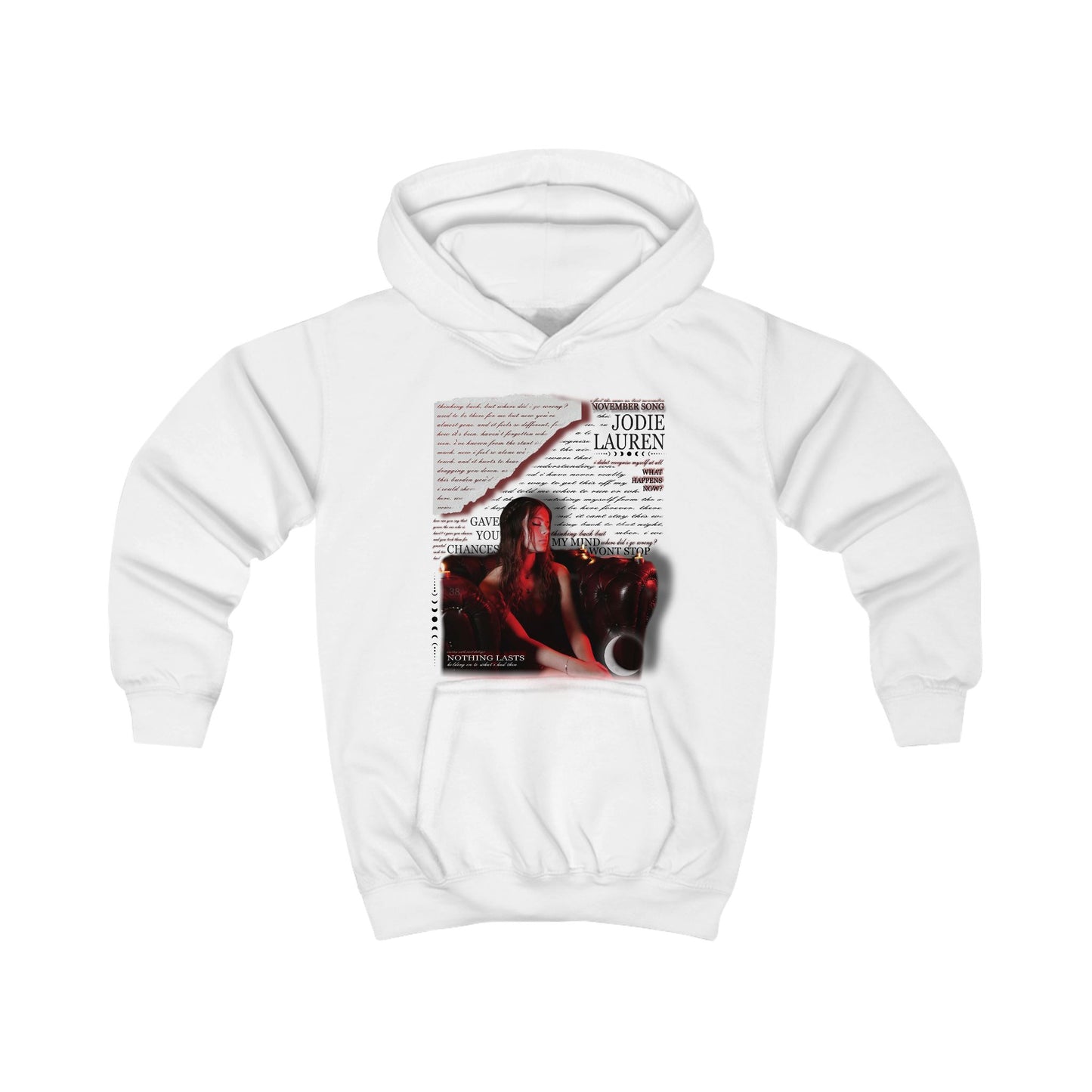 (1) Youth Jodie Lauren EP Hoodie - light grey/white