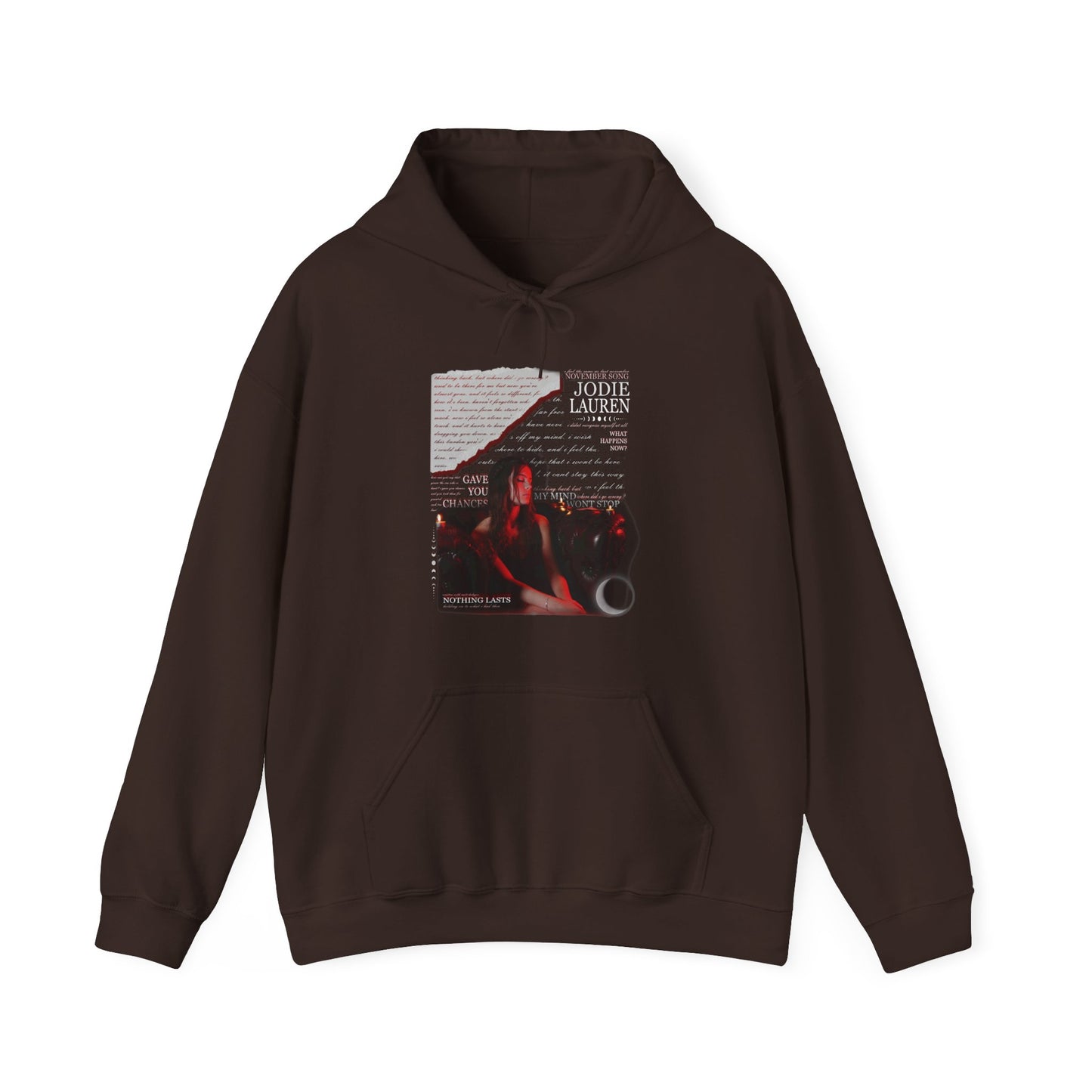 (USA) Jodie Lauren EP HOODIE - brown/black/dark grey