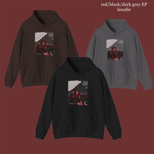 (USA) Jodie Lauren EP HOODIE - brown/black/dark grey
