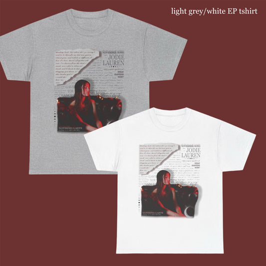 0 Jodie Lauren EP TSHIRT - white/grey (SHIP FROM UK)