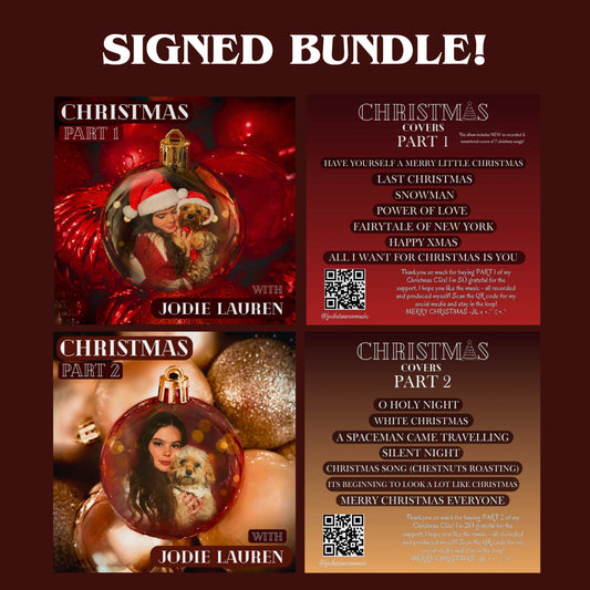 1 XMAS BUNDLE - 2 signed cds