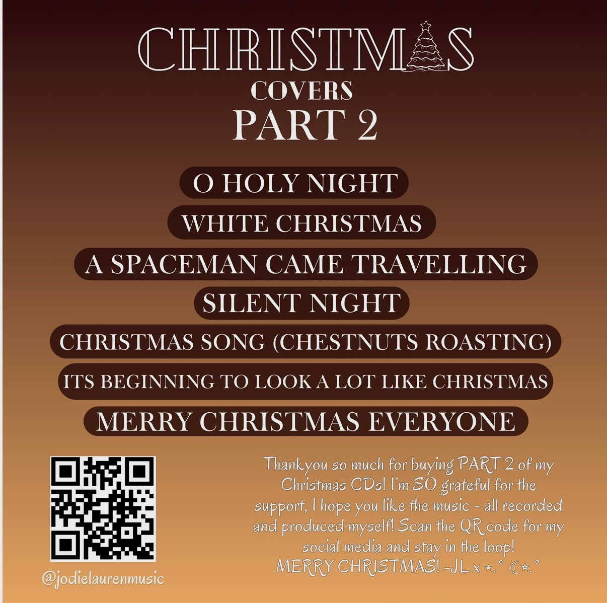 3 XMAS BUNDLE - 2 personalised cds