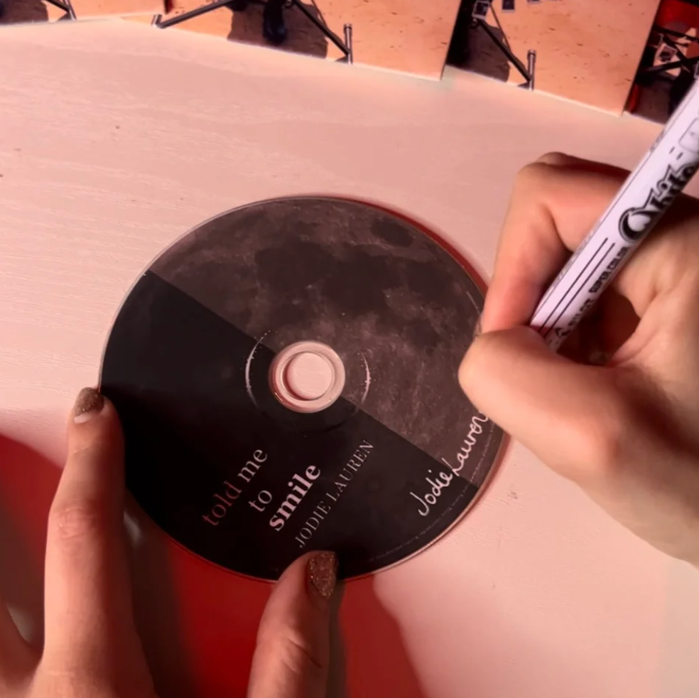 TOLD ME TO SMILE - Signed CD