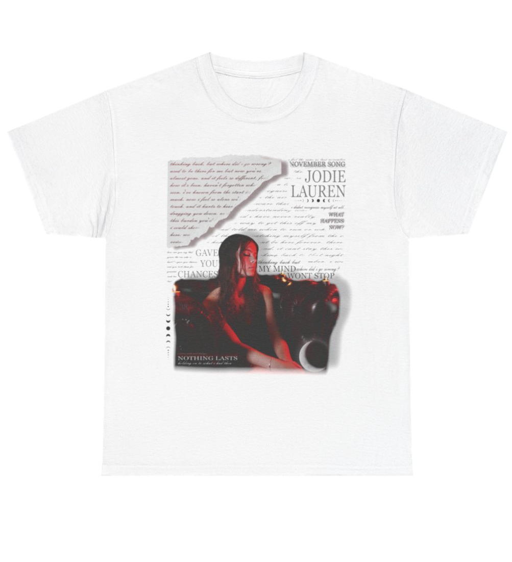 0 Jodie Lauren EP TSHIRT - white/grey (SHIP FROM UK)
